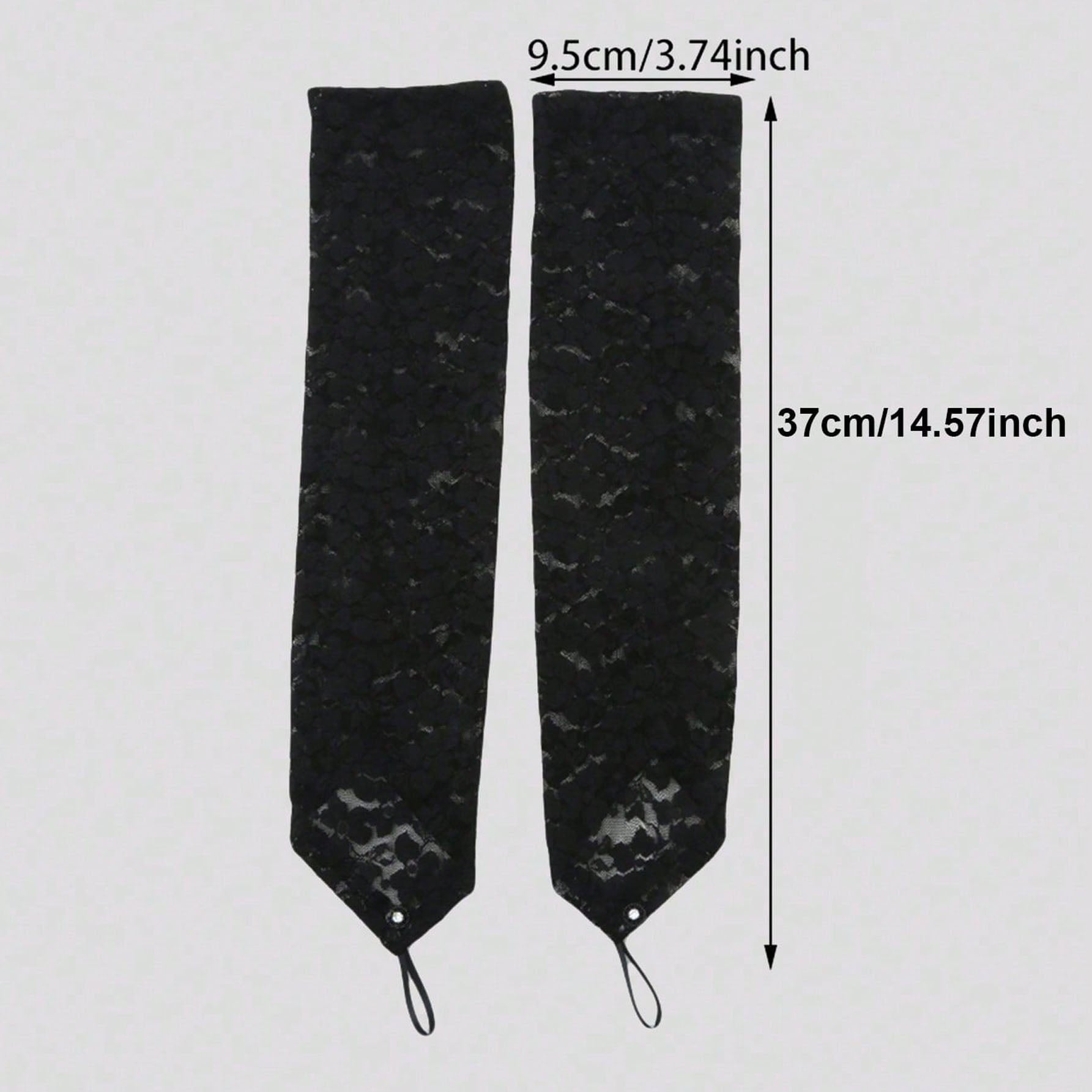 زوج من القفازات الطويلة بدون أصابع للنساء،  قفازات دانتيل فاخرة بدون أصابع – إكسسوار أنيق لفستان الزفاف أو المناسبات