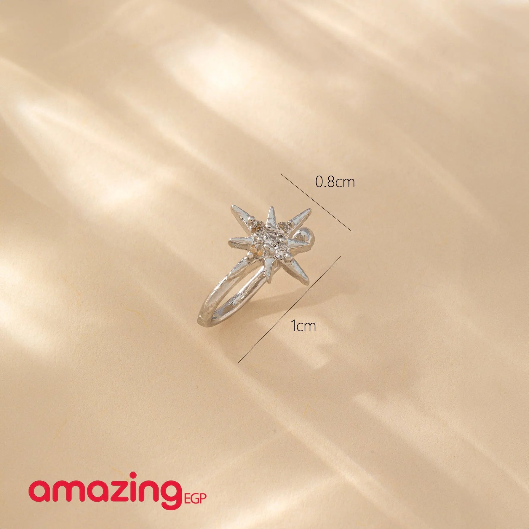 بيرسنج أنف بدون ثقب بدون اخرام من الفولاذ المقاوم للصدأ لا تسبب الحساسية لا حاجة للخرم مكعب زركونيا مزخرف بزهر حلية أنف نحاس كريستال البونك غير مثقوبة للرجال والنساء تثبت بدون ثقب او خرم | Copper Nose Cuff Copper اقراط انف بدون ثقوب بدون خرم بيرسنج بيرسنج