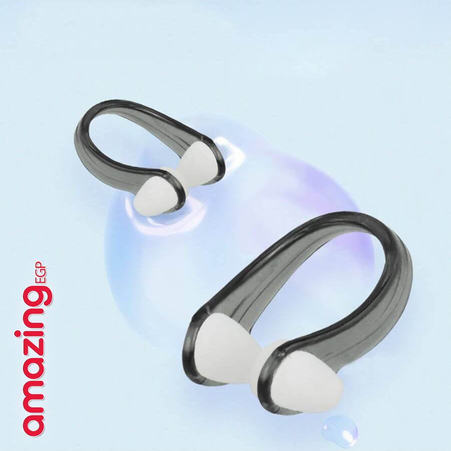 مشابك أنف لغلق الانف عند السباحة المقاومة للماء المصنوعة من السيليكون للبالغين، أدوات السباحة والرياضات المائية، مريحة، غير قابلة للانزلاق ومانعة للإحتقان