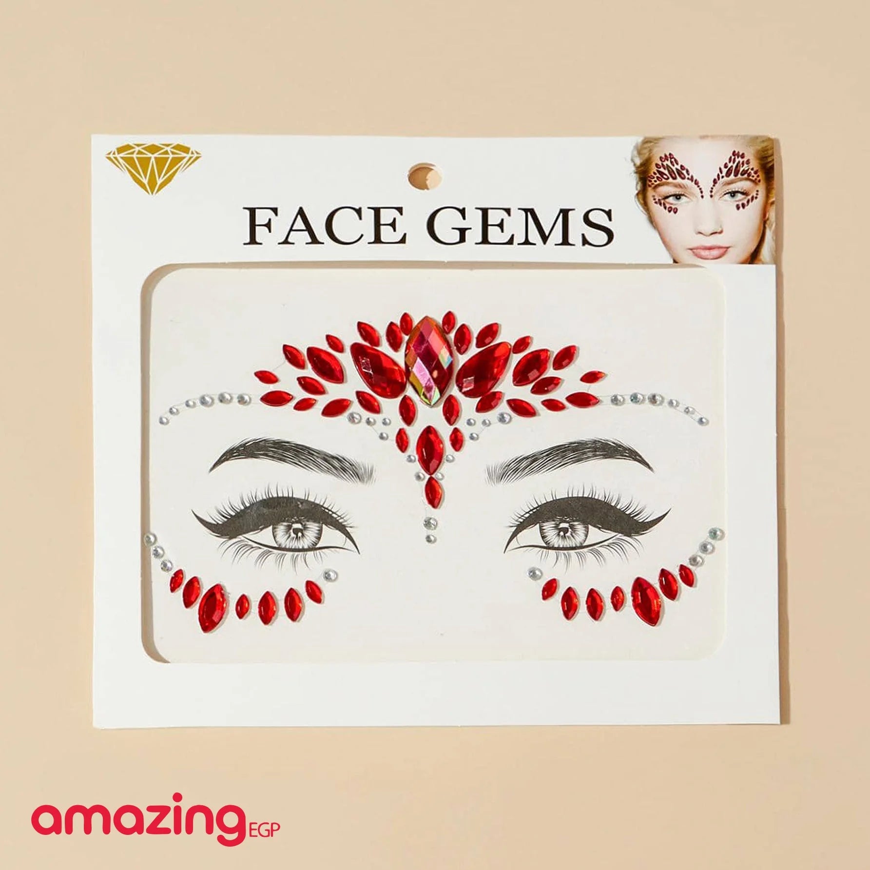 الوشم الكريستالي جواهر أحجار الراين ملصقات أحجار كريمة للجسم تاتو مؤقت عيون لتزيين الاظافروالوجه حفلات الهذيان ملصقات وجه انيقة للنساء S4707 | تاتو مؤقت تاتوه تاتوه وجه تاتوه_للجسم | amazingEGP