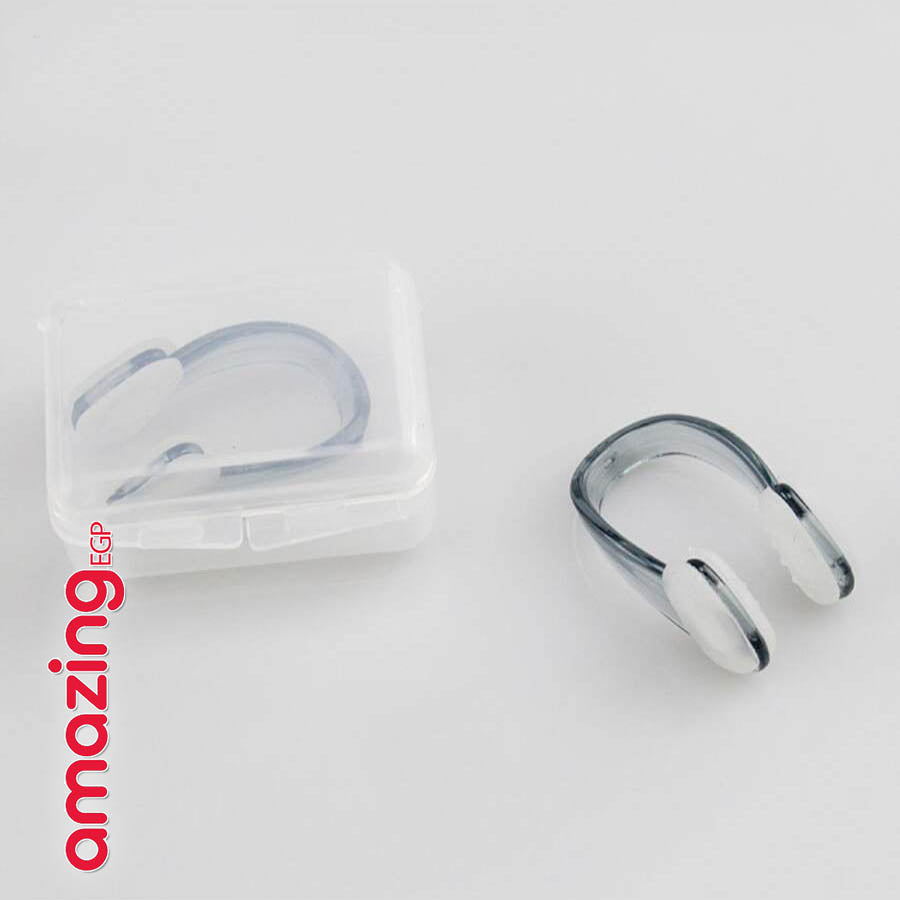 مشابك أنف لغلق الانف عند السباحة المقاومة للماء المصنوعة من السيليكون للبالغين، أدوات السباحة والرياضات المائية، مريحة، غير قابلة للانزلاق ومانعة للإحتقان