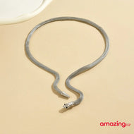 خلخال سوار كاحل معدني ملفوف بالثعبانمرنة قابلة للثني الأفعى قلادة تويست مجوهرات التفاف الإسورة خاتم الأفعى الأقراط معدن للنساء والمراهقات - ثعبان فضي | اساور كاحل اسورة ثعبان خلخال خلخال للقدم خلخال مضئ رقص لولى نجمة | amazingEGP