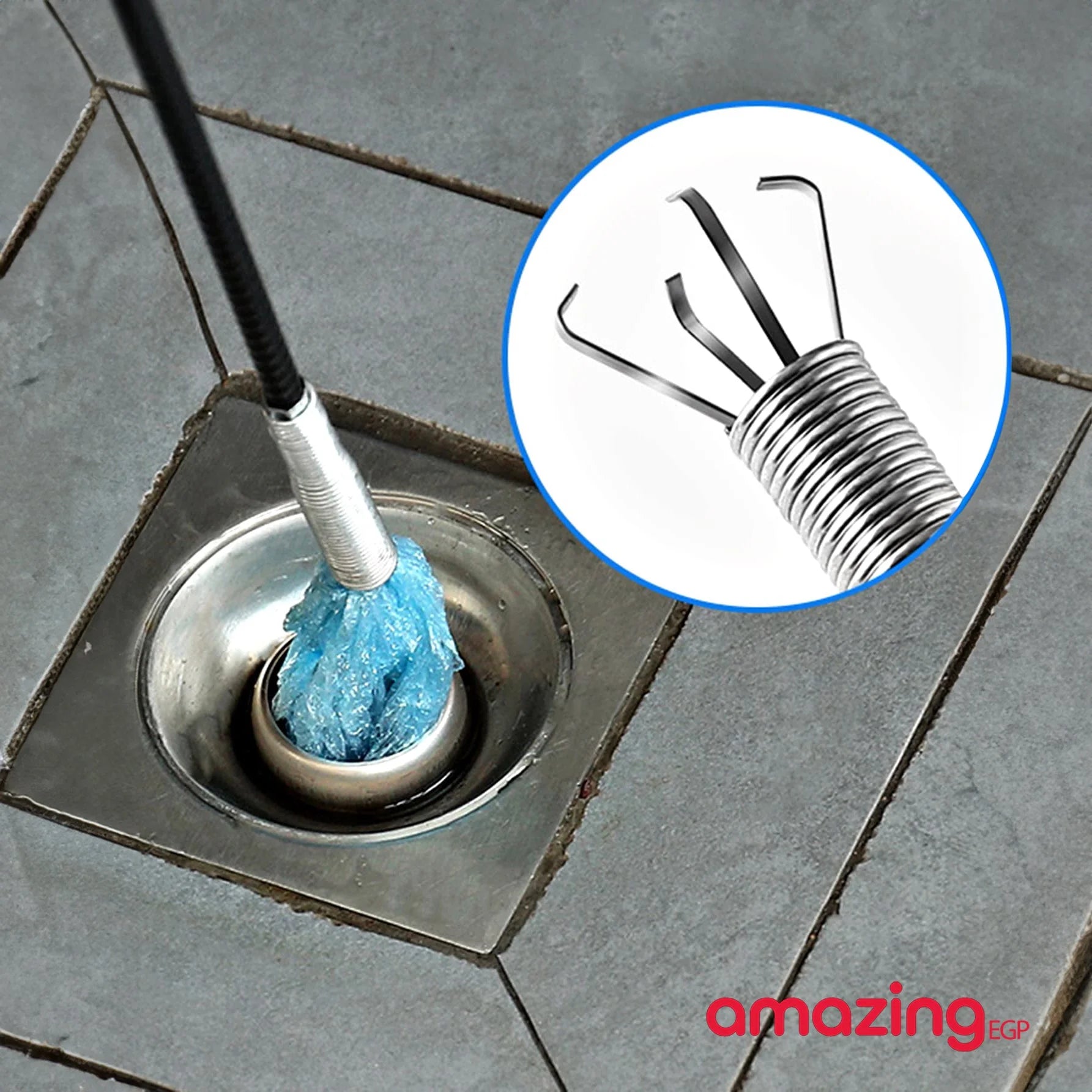 اداة التقاط قابلة للامساك اداة تصريف متينة قابلة للانحناء مخلب تنظيف شعر الصرف الصحي متعدد الوظائف اداة تجريف الانابيب المحملة بنابض اداة ازالة انسداد الصرف | استحمام التقاط المرحاض انسداد انسداد المرحاض تنظيف الحوض حمام حوض حوض الحمام دش راس دش سماعة_دش