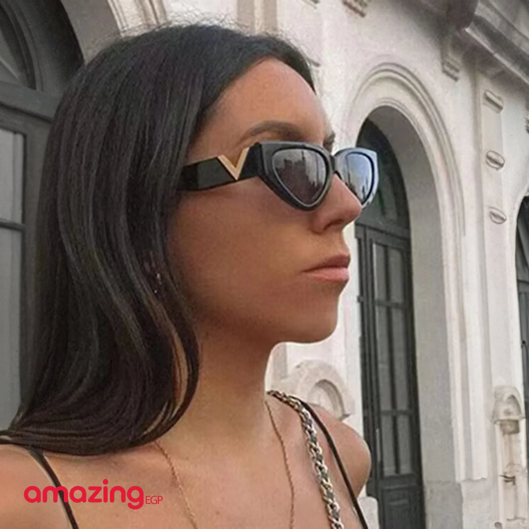 نظارات نساء أسود الجديد موضة نظارات شمس بعين القطة أوروبية وأمريكية نظارات شمسية نسائية سوداء جديدة على شكل عين القطة - أسود | النظارات حفالات حفالات موسيقية حفلات حفلات_عيد_الميلاد رووك عين القط نظارات نظارات حفلات نظارات ديسكو نظارة نظارة_حفلات | amazin