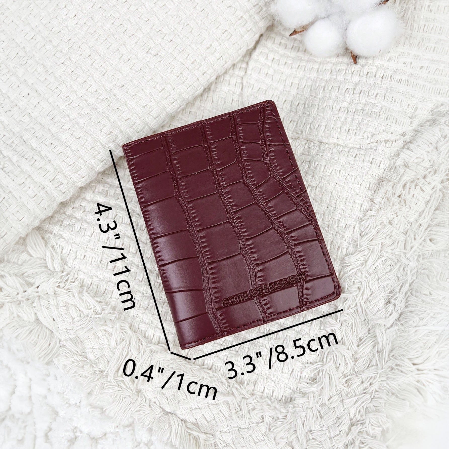 محفظة جيب صغيرة من الجلد بلون اسود - تصميم أنيق بنمط مزخرف جلد التمساح الأسود وخفيف الوزن خفيفة الوزن وقابلة للحمل لتخزين النقود والبطاقات الائتمانية وبطاقة الهوية | نبيتي sg2309