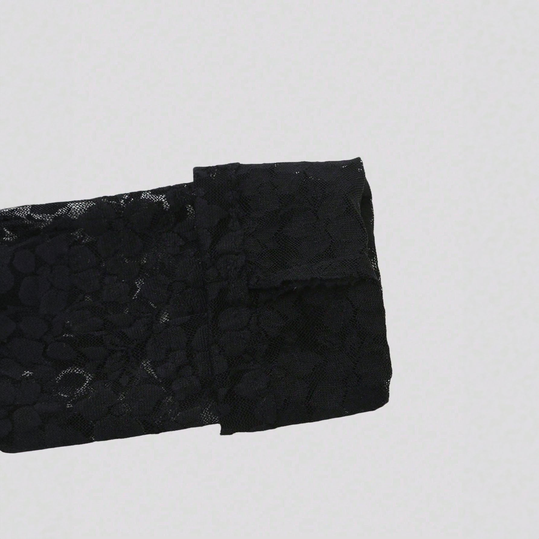 زوج من القفازات الطويلة بدون أصابع للنساء،  قفازات دانتيل فاخرة بدون أصابع – إكسسوار أنيق لفستان الزفاف أو المناسبات