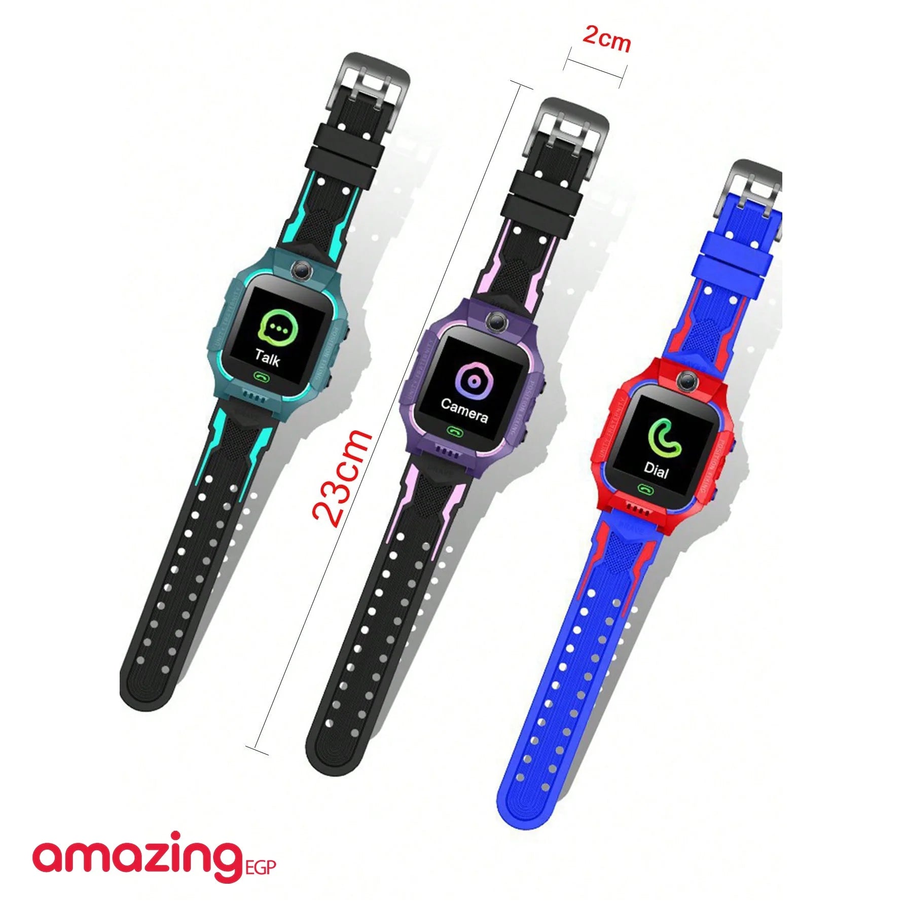 ساعة يد ذكية للاطفال دعامة كاميرا ساعة معصم تعمل باللمس اتصال واجراء مكالمات هاتفية ورسائل نصية متتبع المواقعLBS للاولاد والفتيات مقاومة للماء بديل الجوال للاطفال - أخضر | apple watch ابل اللياقة ساعات ساعات_ذكية ساعة بكام ساعة بكاميرا ساعة للاطفال عداد