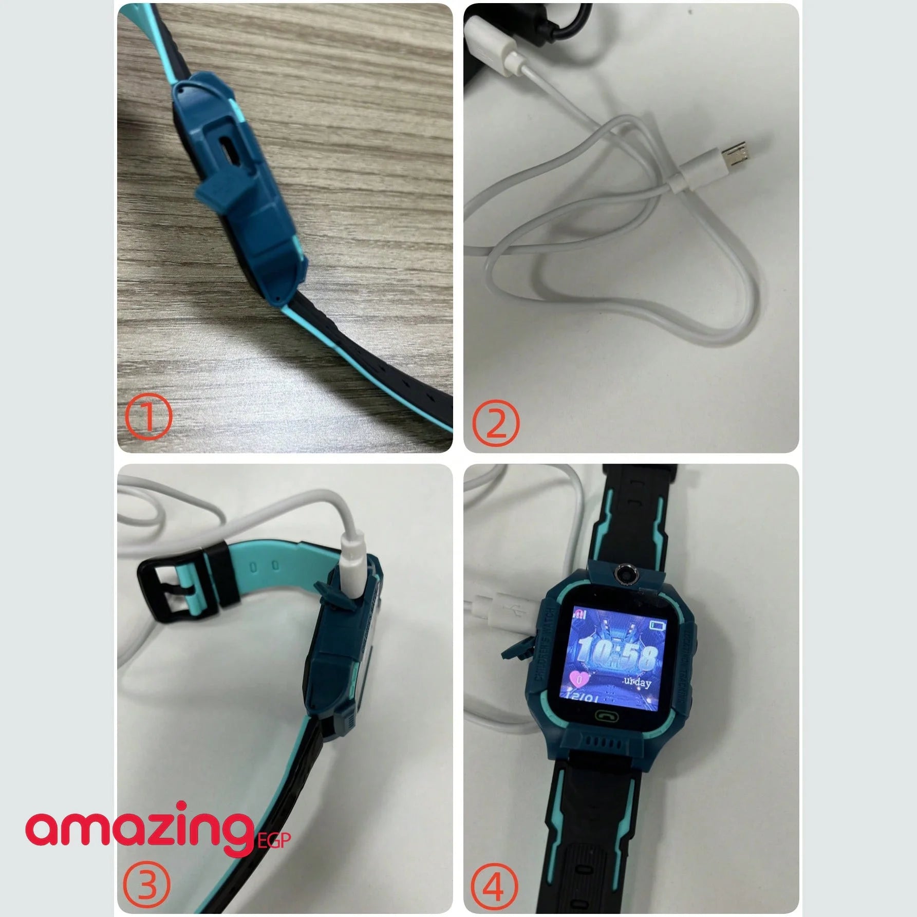 ساعة يد ذكية للاطفال دعامة كاميرا ساعة معصم تعمل باللمس اتصال واجراء مكالمات هاتفية ورسائل نصية متتبع المواقعLBS للاولاد والفتيات مقاومة للماء بديل الجوال للاطفال - أخضر | apple watch ابل اللياقة ساعات ساعات_ذكية ساعة بكام ساعة بكاميرا ساعة للاطفال عداد