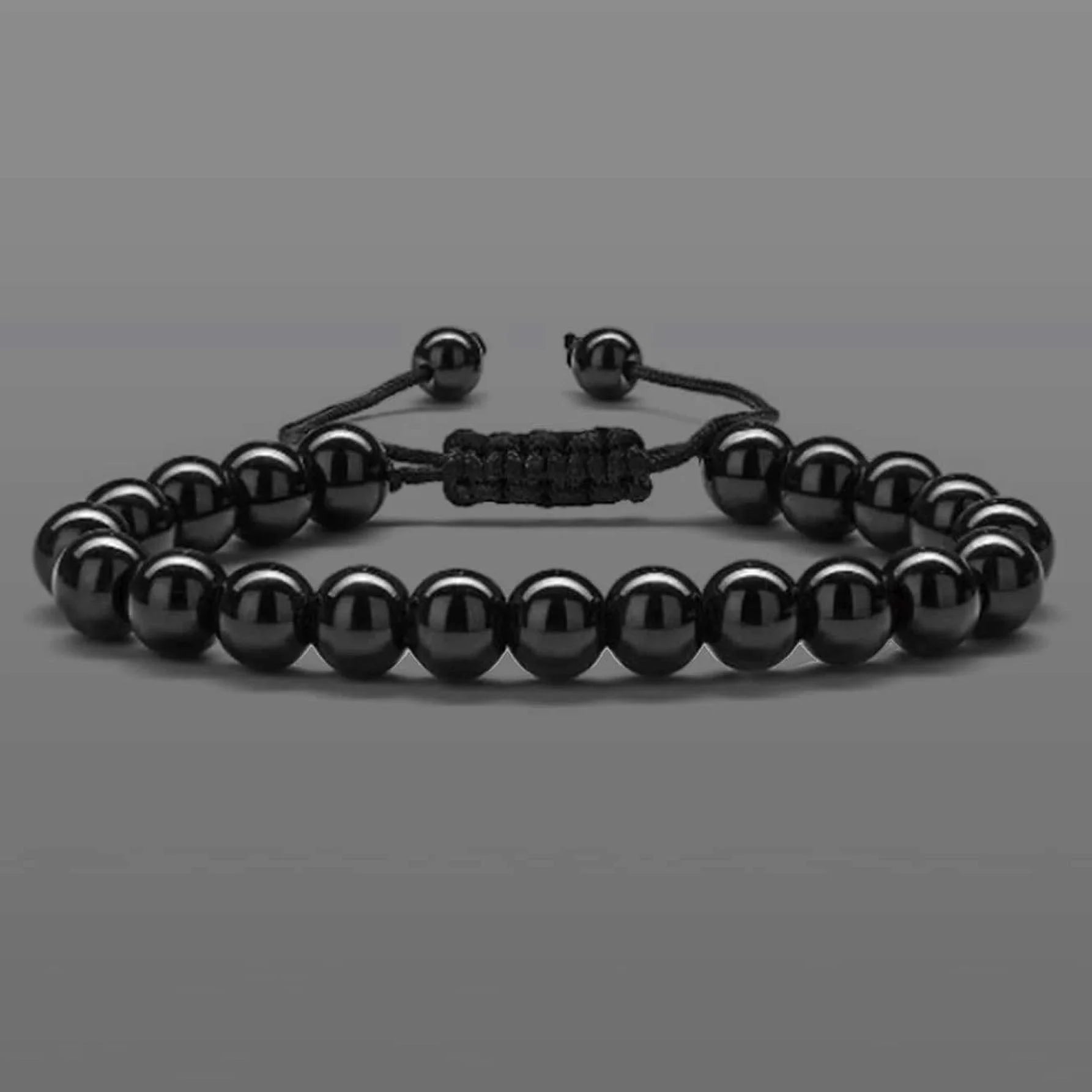 سوار للرجال سوار خرز حجر للرجال اللانهاية اساور يد للرجال | اسورة اكسسوارات الرجال | amazingEGP