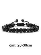 سوار للرجال سوار خرز حجر للرجال اللانهاية اساور يد للرجال | اسورة اكسسوارات الرجال | amazingEGP