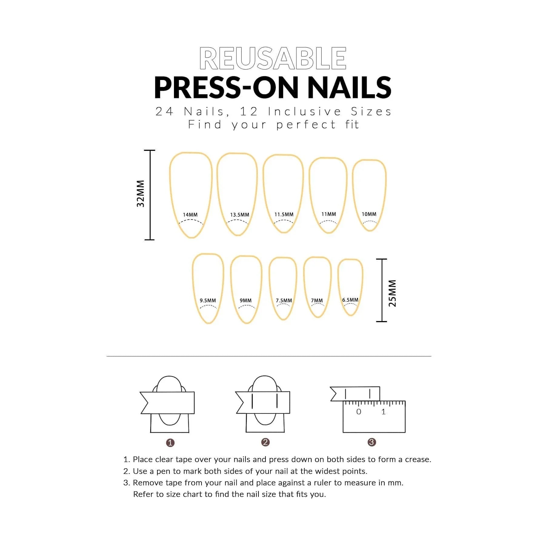 أظافر اصطناعية طويل لوز نمط زهر 24 قطعة و ملف الأظافر قطعة واحدة و شريط اظافر قطعة واحدة | اظافر قصيرة اظافر مستعارة الاظافر | amazingEGP