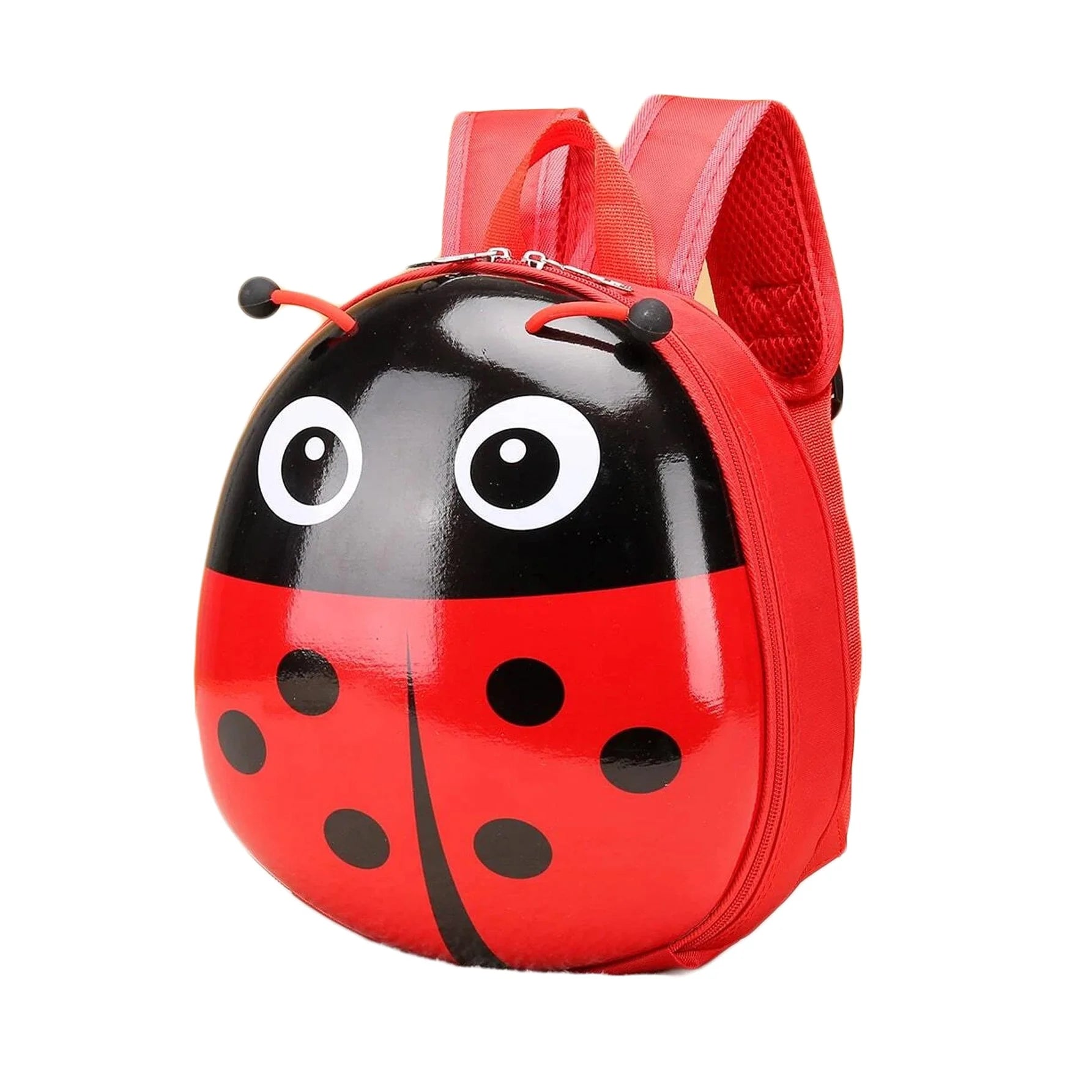شنطة ظهر للاطفال من الجنسين بتصميم دعسوقة للبنات والاولاد في رياض الاطفال حقائب ظهر للاستخدام اليومي - احمر | خصومات | amazingEGP
