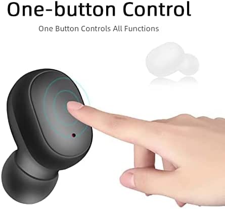 سماعات رياضية بلوتوث لاسلكية داخل الاذن بصوت ستيريو لاسلكي حقيقي TWS مع خاصية الغاء الضوضاء متوافقه مع معظم انظمة الجوالات