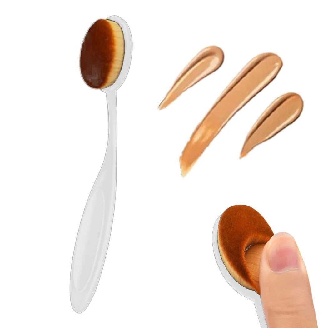 فرشاة اساس فونديشن قطعة واحدة مثالية للسفر او الحمل اثناء التنقل للنساء والبنات للمكياج ومستحضرات التجميل والكونسيلر - قطع واحده | فرشاة مستحضرات التجميل مكياج | amazingEGP