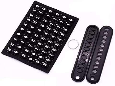 مادلية مفاتيح جلد بتعليقة لاضافة رقم تلفون في حالة الضياع