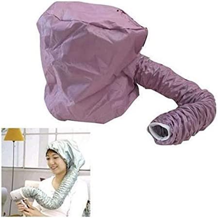 قبعة بونيه مجفف الهواء الساخن لتجفيف وتصفيف الشعر في المنزل – تصميم احترافي للعناية بالشعر المجعد والطويل