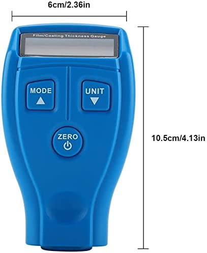 مقياس سماكة طلاء السيارة رقمي محمول وصغير كاشف رش السيارة