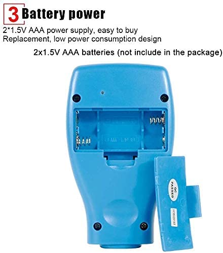 مقياس سماكة طلاء السيارة رقمي محمول وصغير كاشف رش السيارة