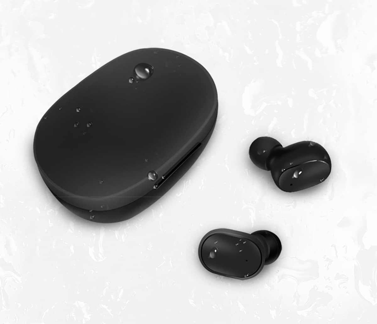 سماعات رياضية بلوتوث لاسلكية داخل الاذن بصوت ستيريو لاسلكي حقيقي TWS مع خاصية الغاء الضوضاء متوافقه مع معظم انظمة الجوالات