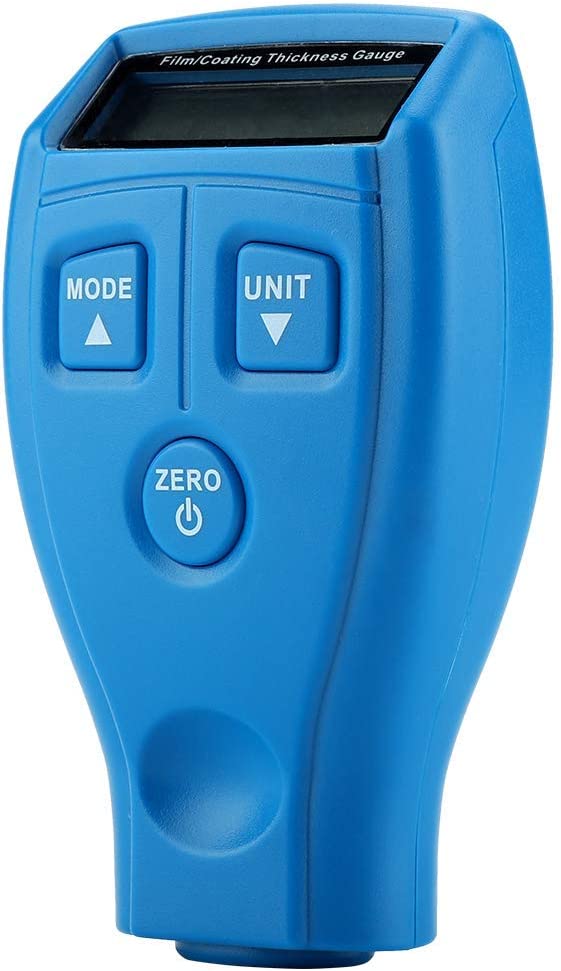 مقياس سماكة طلاء السيارة رقمي محمول وصغير كاشف رش السيارة