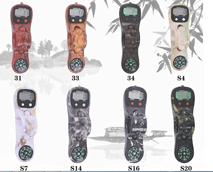 سبحة او مسبحة محمولة على شكل إصبع مع عداد رقمي للإصبع الرقمي تسبيح المسبحة هدية إسلامية (بني)