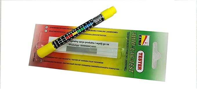 قلم كشف البوية وحوادث السيارات قياس سماكة طلاء السيارة وكشف اضرار الهيكل واختبار التصادم ومناسب لبيع السيارات المستعملة - صيني