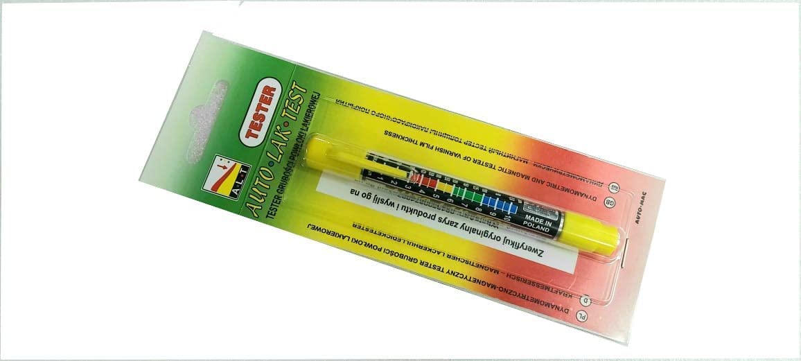 قلم كشف البوية وحوادث السيارات قياس سماكة طلاء السيارة وكشف اضرار الهيكل واختبار التصادم ومناسب لبيع السيارات المستعملة - بولندي Poland