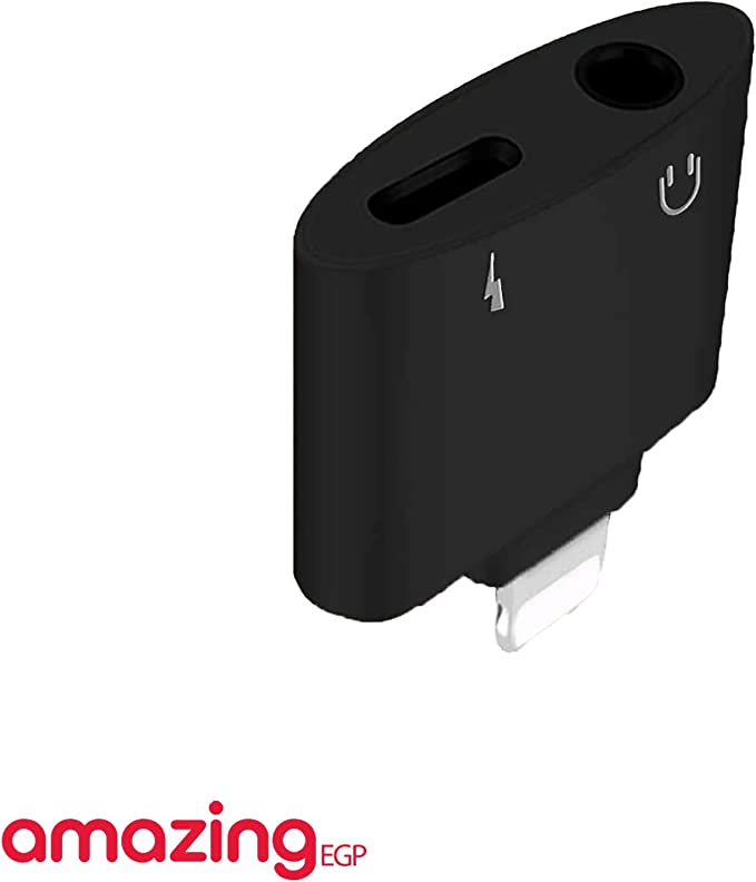 مقبس سماعة الرأس للآيفون ، 4 في 1 كابل سماعة رأسمحول جاك الصوت متوافقة مع آيفون 13/12/11/XS ماكس/XS/XR/7 يدعم جميع أنظمة IOS