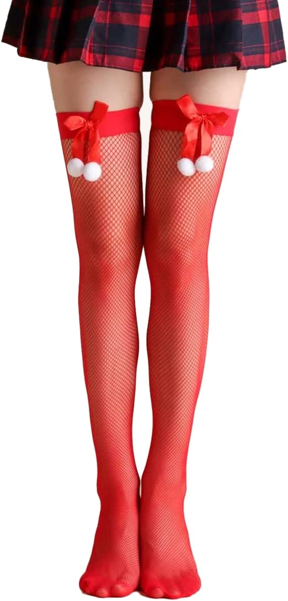 جوارب نسائية عالية شبكي للركبة من الدانتيل أعلى الفخذ شبكة شبكة أعلى الركبة جوارب طويلة