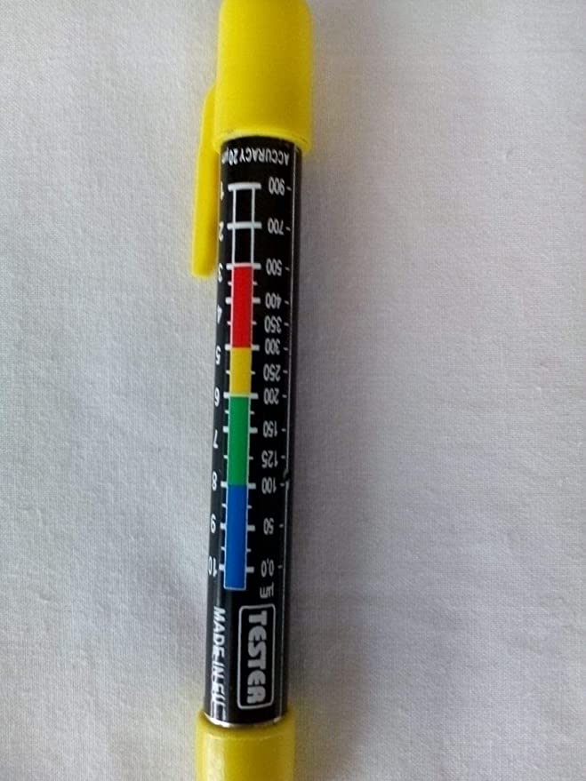 قلم كشف البوية وحوادث السيارات قياس سماكة طلاء السيارة وكشف اضرار الهيكل واختبار التصادم ومناسب لبيع السيارات المستعملة - صيني