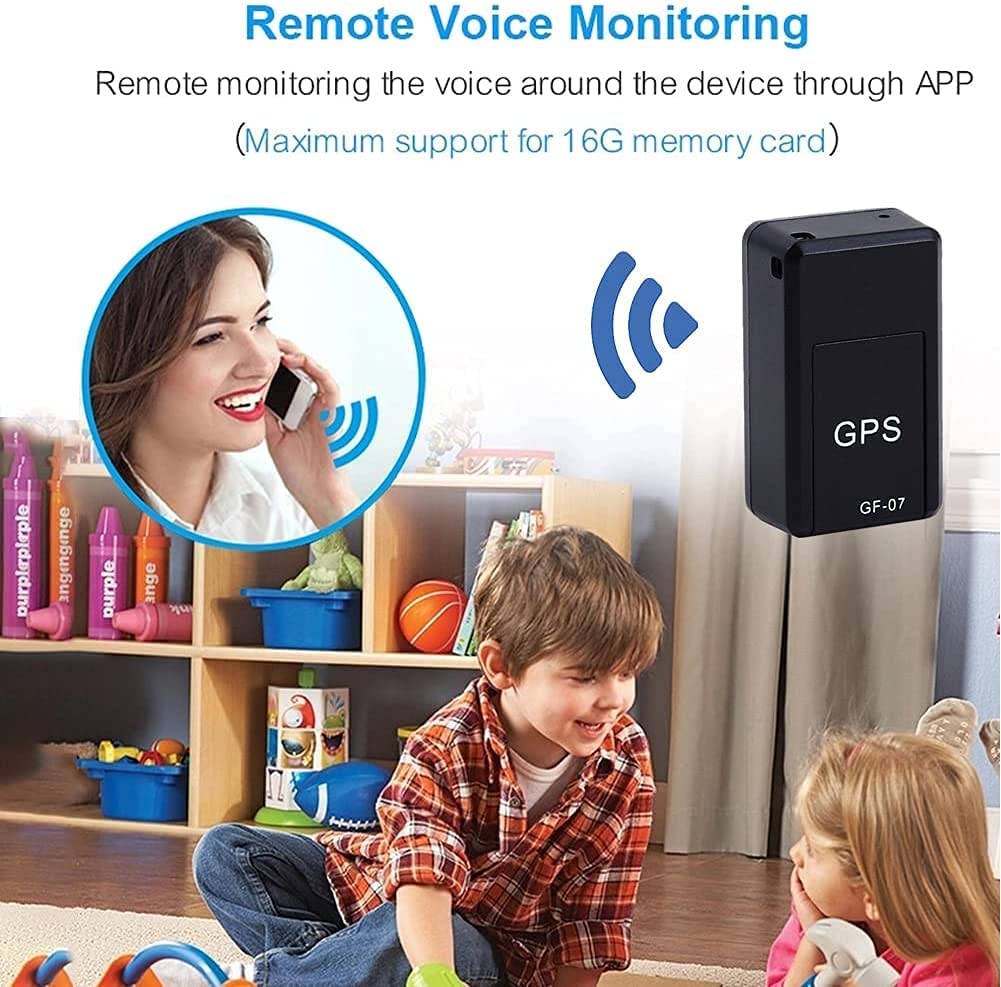 جهاز تتبع SOS المغناطيسي طويل الانتظار GF-07 GPS من امازينج ميني للمركبات/السيارة/الشخص لتحديد المواقع وتسجيل الصوت