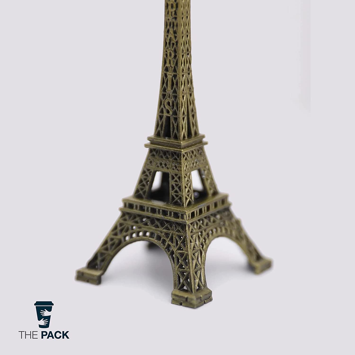 ديكور برج إيفيل من بحجم (8 سم) تمثال معدني لبرج إيفيل باريس تمثال نصفي طبق الأصل لغرفة الرسم وطاولة ديكور وحامل مجوهرات ( 3.5 ×8 سم)