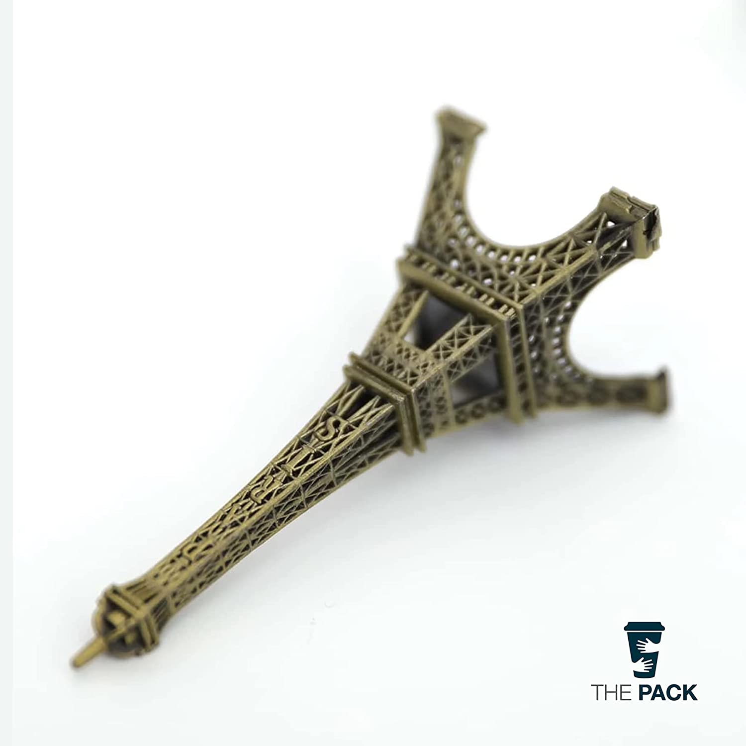 ديكور برج إيفيل من بحجم (8 سم) تمثال معدني لبرج إيفيل باريس تمثال نصفي طبق الأصل لغرفة الرسم وطاولة ديكور وحامل مجوهرات ( 3.5 ×8 سم)