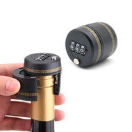 قفل بباسورد لقفل زجاجات المشروبات والنبيذ قفل تركيبة قفل لسدادة زجاجة الحفاظ