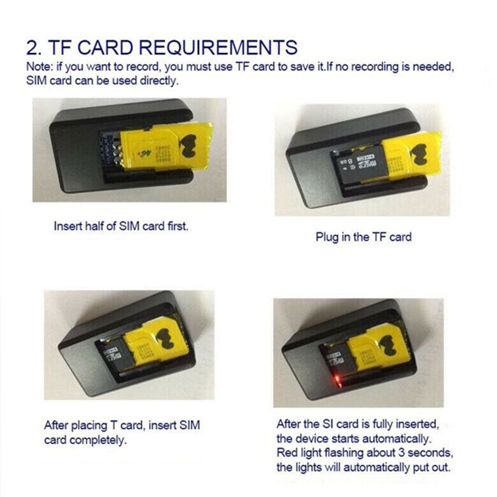 جهاز تتبع SOS المغناطيسي طويل الانتظار GF-07 GPS من امازينج ميني للمركبات/السيارة/الشخص لتحديد المواقع وتسجيل الصوت