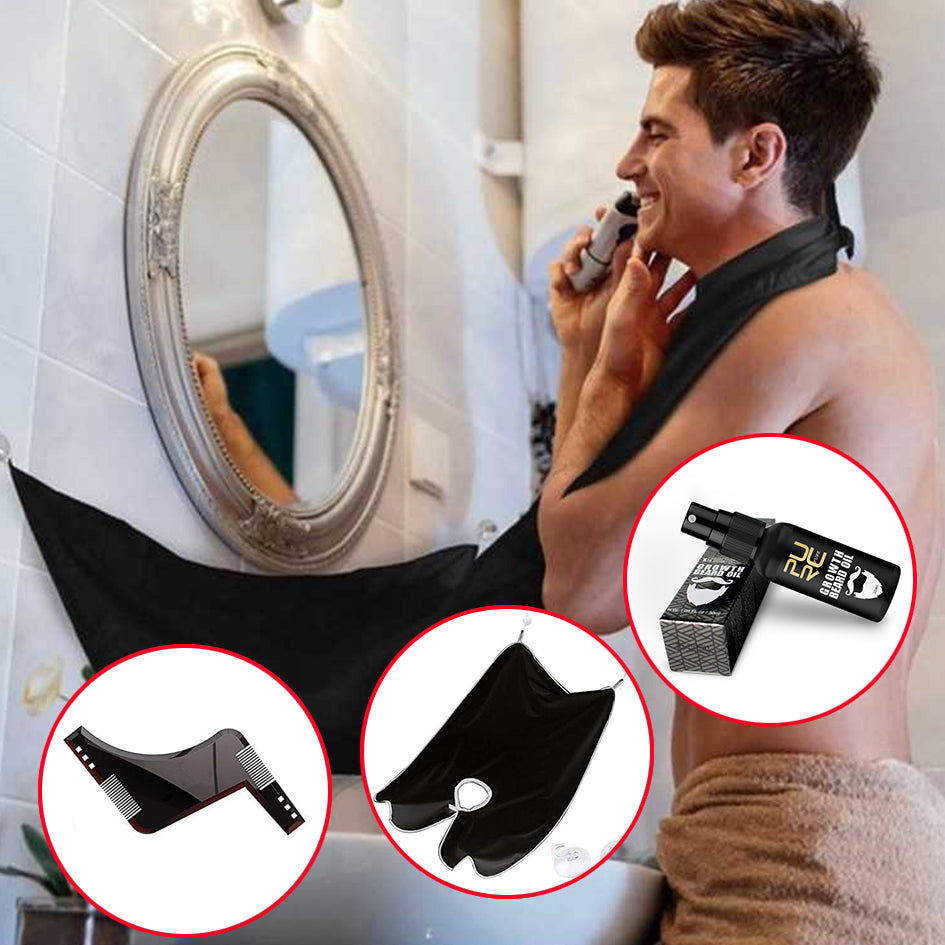 مجموعة العناية باللحية للرجال  3 منتجات دفعة واحده |هدية قيمة|