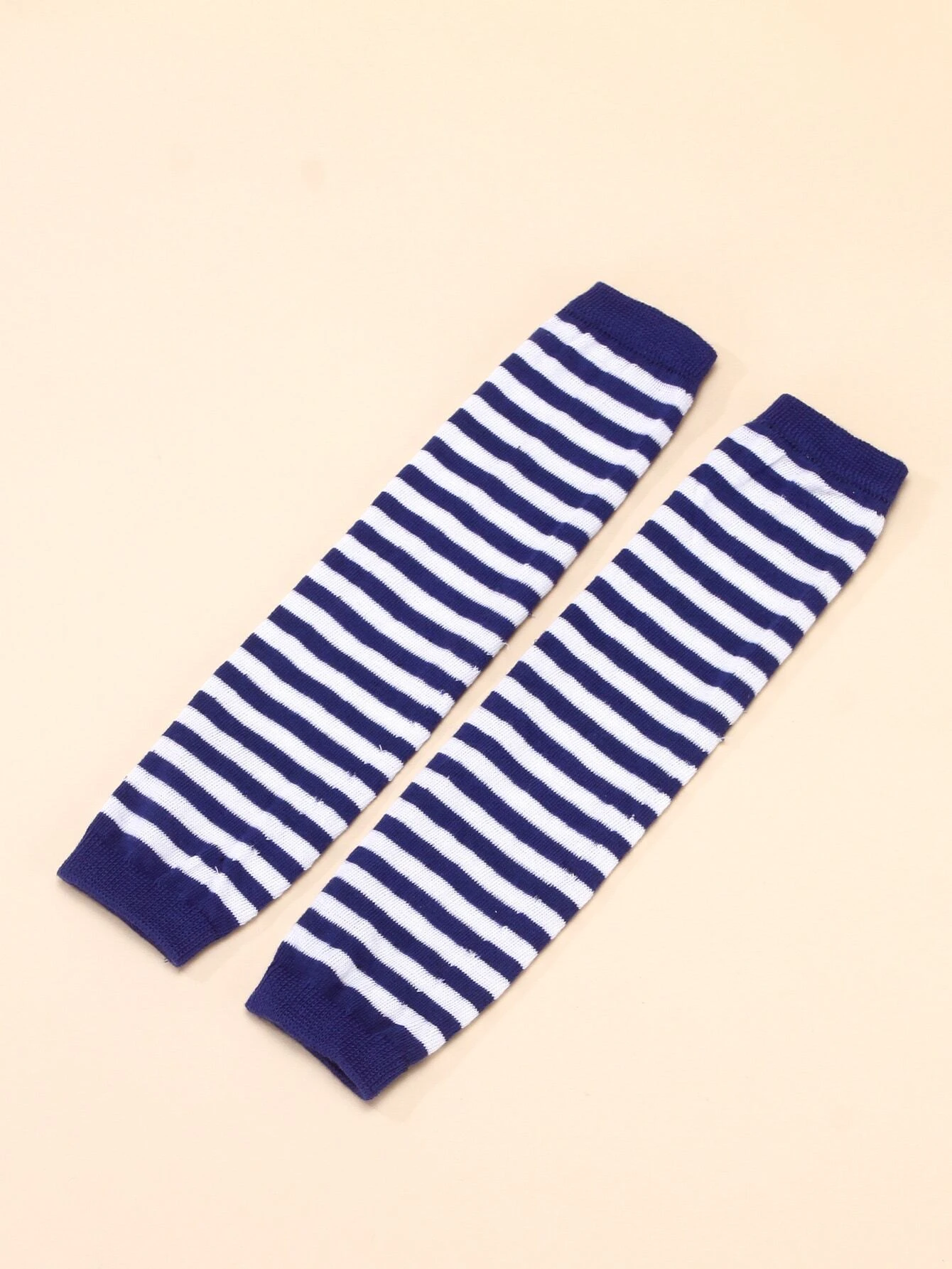 زوج من القفازات الشتوية طويلة بدون أصابع متماسكة قفازات لثقب الإبهام لتدفئة الذراع للنساء والفتيات