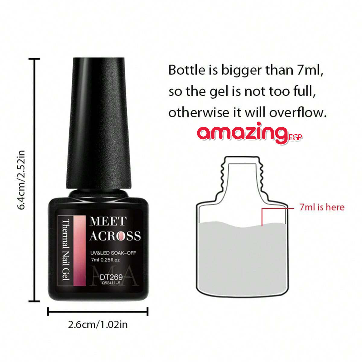 طلاء أظافر جيل حراري باللون الوردي الأرجواني ويتحول لثلاثة ألوان بتغيير درجة الحرارة يدوم فترة طويلة جزئيًا بإمكانية إزالته، يُستخدم لفن أظافر Uv جل Manicures لتزيين أظافر عيد الميلاد وتصميمها تحفة فنية | الأزرق (7 مل)