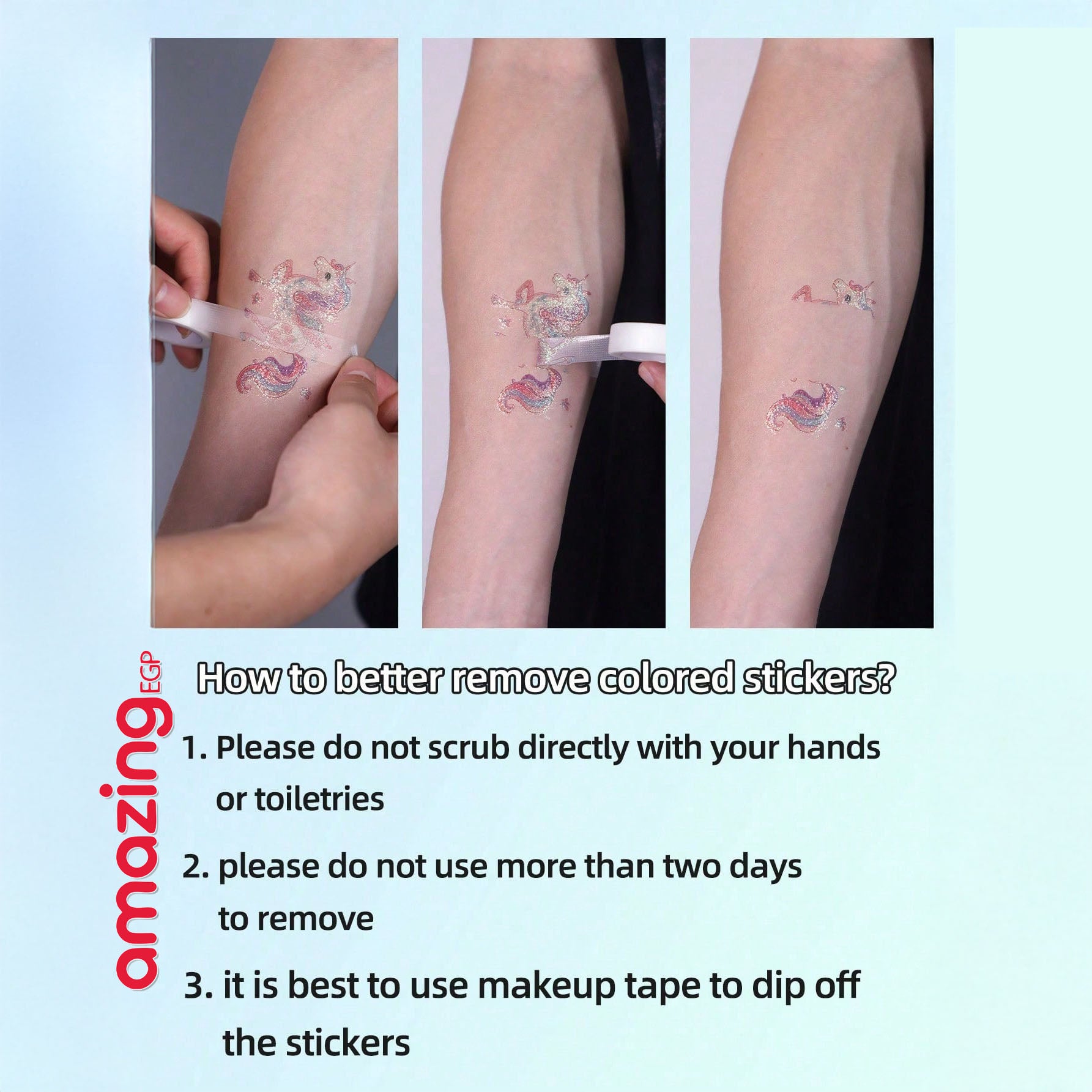 وشم مؤقت فراشة متعدد الألوان مقاوم للماء والعرق – الجسم للرقص والحفلات الفنية – مقاوم للماء ويُخفي الندوب | WG -022