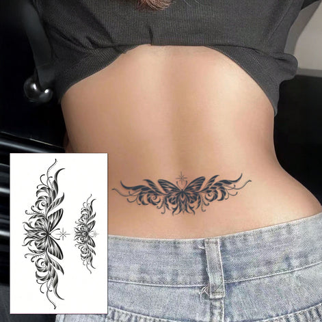 وشم مؤقت فراشة متعدد الألوان مقاوم للماء والعرق – الجسم للرقص والحفلات الفنية – مقاوم للماء ويُخفي الندوب | WG -022