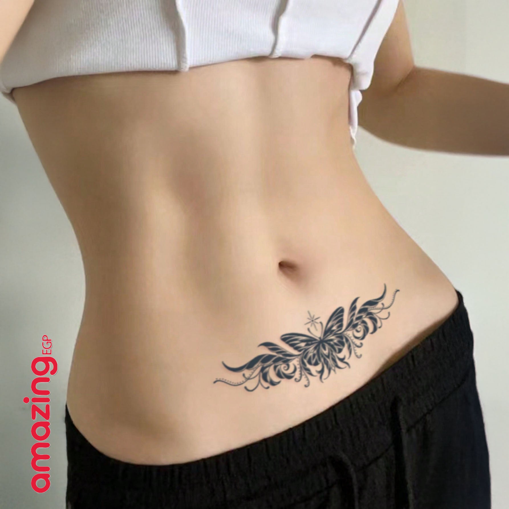 وشم مؤقت فراشة متعدد الألوان مقاوم للماء والعرق – الجسم للرقص والحفلات الفنية – مقاوم للماء ويُخفي الندوب | WG -022