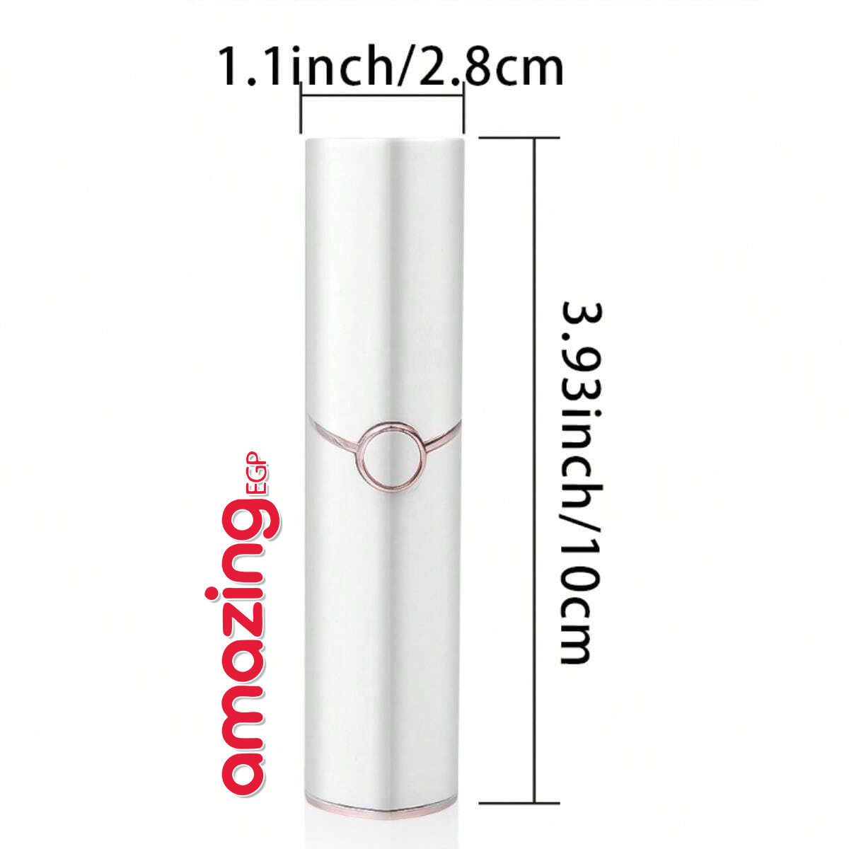 جهاز إزالة الشعر الكهربائي المحمول للوجه والجسم – إبيلاتور لاسلكي صغير بلمسة ذهبية، بدون ألم ومقاوم للماء