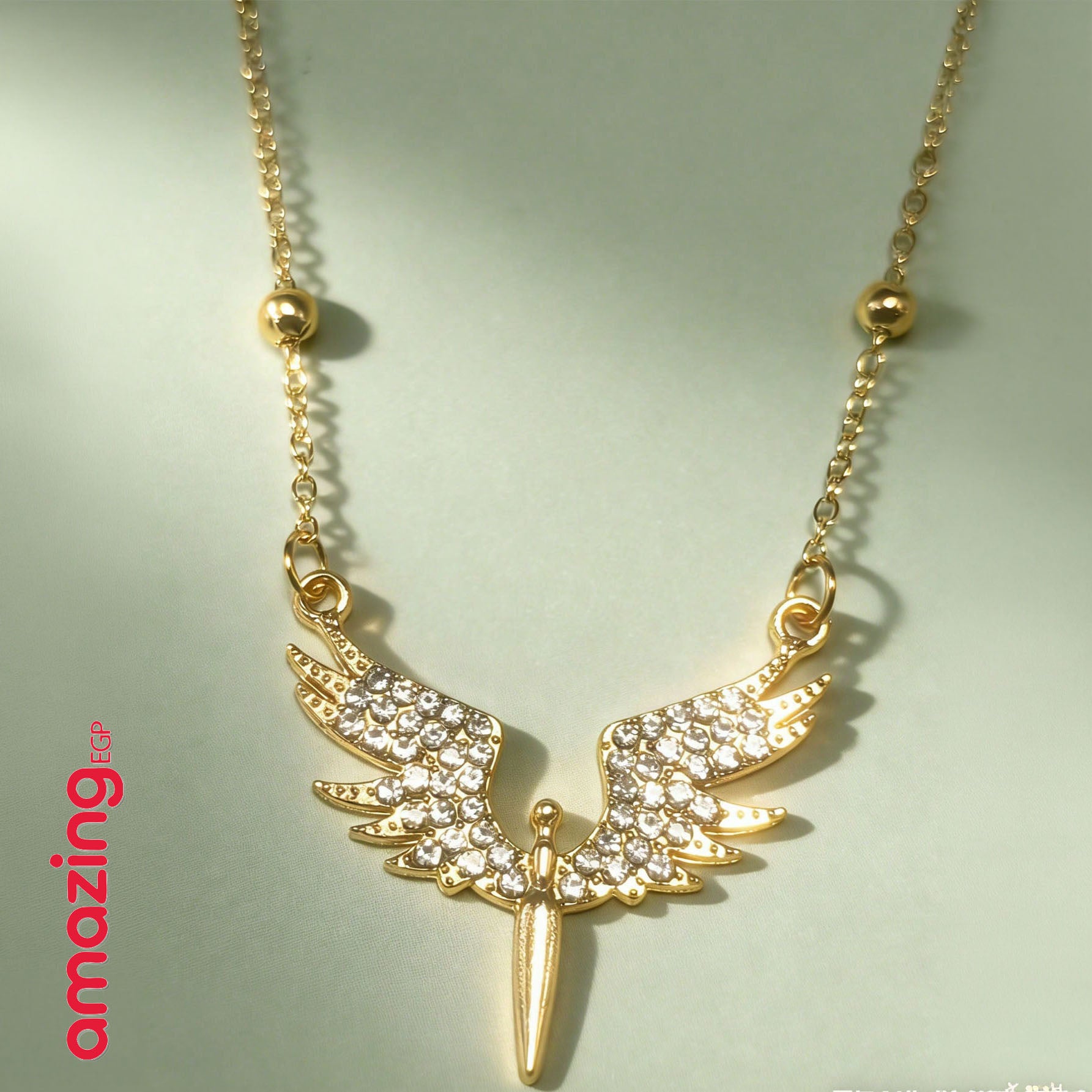 سلسلة خصر نسائية بتصميم جناح ملاك مرصع بالماس – ستايل بوهيمي فاخر للحفلات والبكيني مع ماسة سلسلة أزياء مزينة بخرز مزيف ، لديكور الجسم