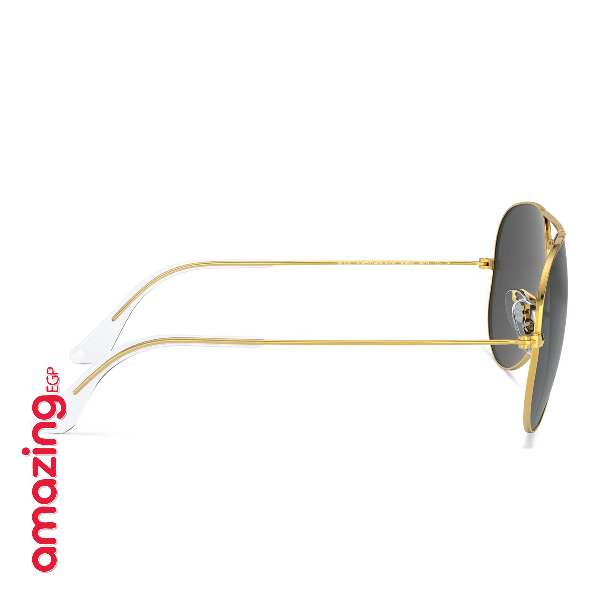 نظارات شمسية Aviator كلاسيكية بإطار ذهبي وعدسات Black Polarized زجاجية – حماية UV100% – للرجال والنساء