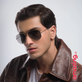 نظارات شمسية Aviator كلاسيكية بإطار ذهبي وعدسات Black Polarized زجاجية – حماية UV100% – للرجال والنساء
