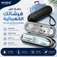 حافظة سفر صلبة لفرشاة الأسنان الكهربائية – حقيبة تخزين واقية متوافقة مع Oral-B وPhilips Sonicare وiO – مساحة للفرشاة والرؤوس والشاحن - أسود
