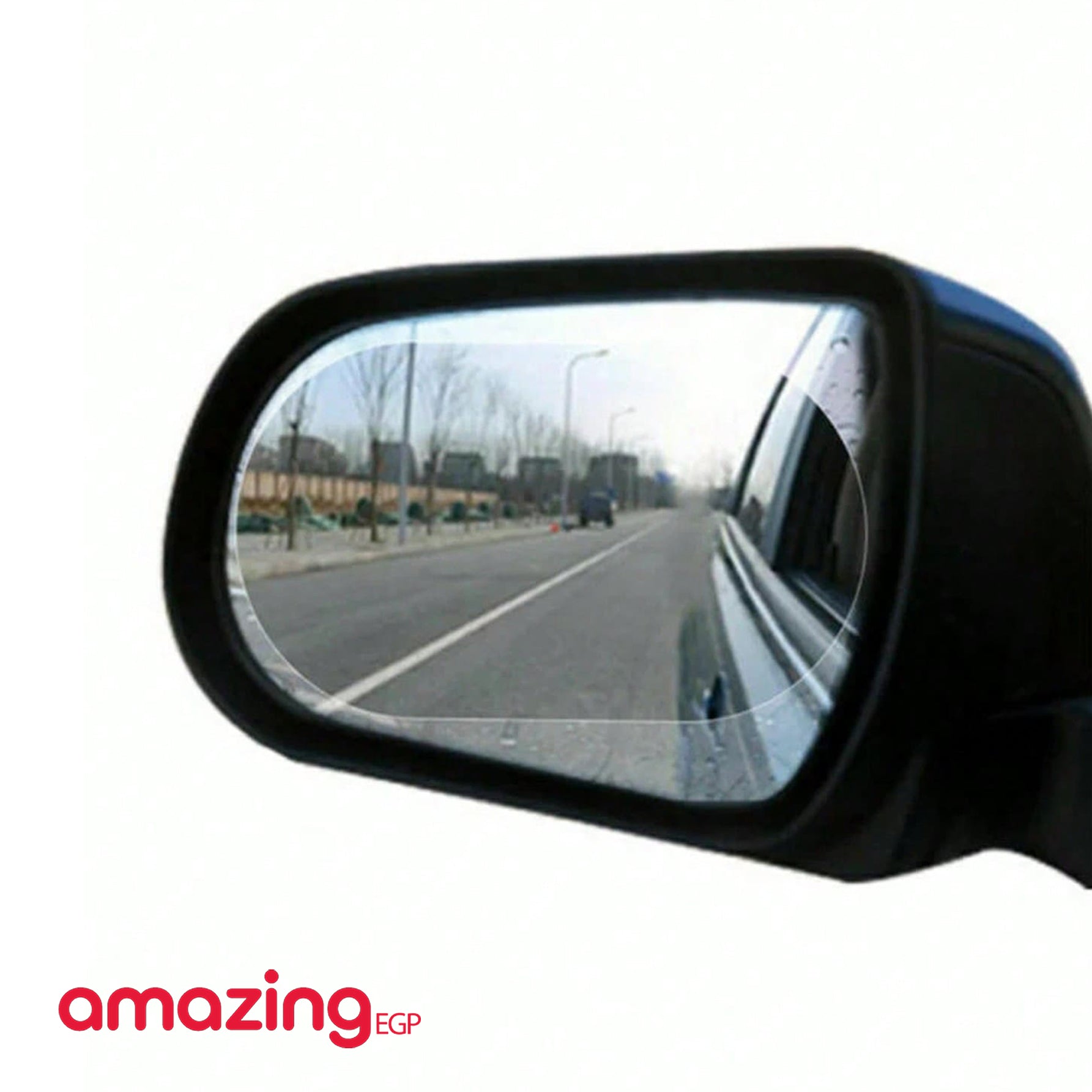 2 قطع مرآة الرؤية الخلفية للسيارة غشاء مقاوم للماء غشاء طلاء مقاوم للمطر  نانو واقية شفافة آمنة للقيادة