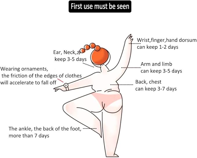 وشم مؤقت مقاوم للماء بتصميم فراشة وزهرة وجناح للنساء – TH-589 لمظهر صيفي أنيق يدوم