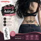 ملصق وشم فراشة أسود مؤقّت للخصر/البطن – مقاوم للماء ويُخفي الندوب | XQB-623
