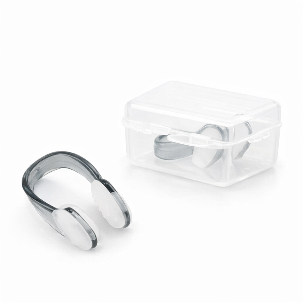 مشابك أنف لغلق الانف عند السباحة  المقاومة للماء المصنوعة من السيليكون للبالغين، أدوات السباحة والرياضات المائية، مريحة، غير قابلة للانزلاق ومانعة للإحتقان